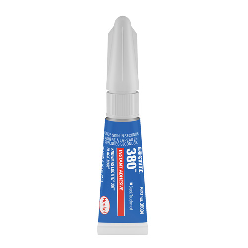 Adh&eacute;sif renforc&eacute; Black Max 380, Noir, Tube, 3 g MAS Chibougamau