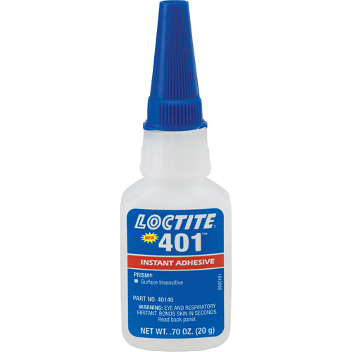 Adh&eacute;sif instantan&eacute; Prism 401, Transparent, Bouteille, 20 g MAS Chibougamau