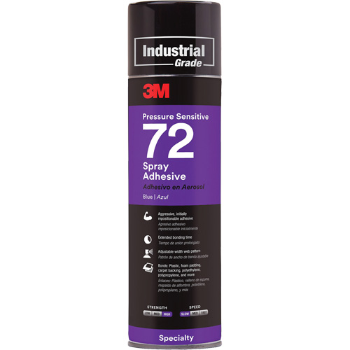 Adh&eacute;sifs autocollants 72, Bleu, Canette a&eacute;rosol MAS Chibougamau