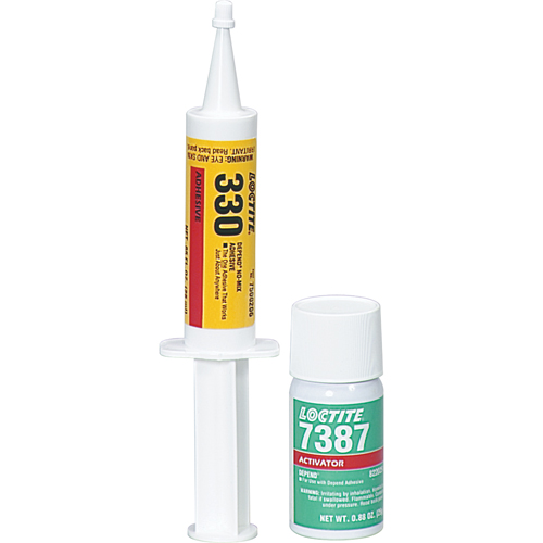 Adh&eacute;sif sans m&eacute;lange 330 Depend, Deux composants, 250 ml, Trousse, Ambr&eacute;e MAS Chibougamau