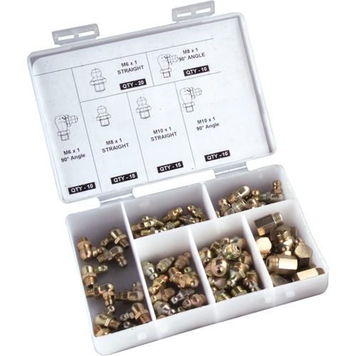 Jeu de raccords graisseurs, 80 mcx MAS Chibougamau