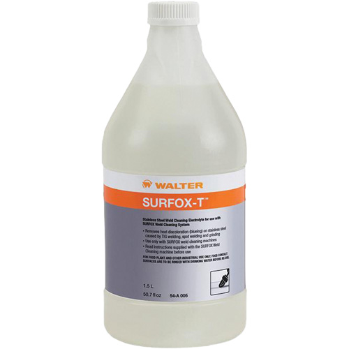 Nettoyant de soudures SURFOX-T, 1,5 L, Bouteille MAS Chibougamau