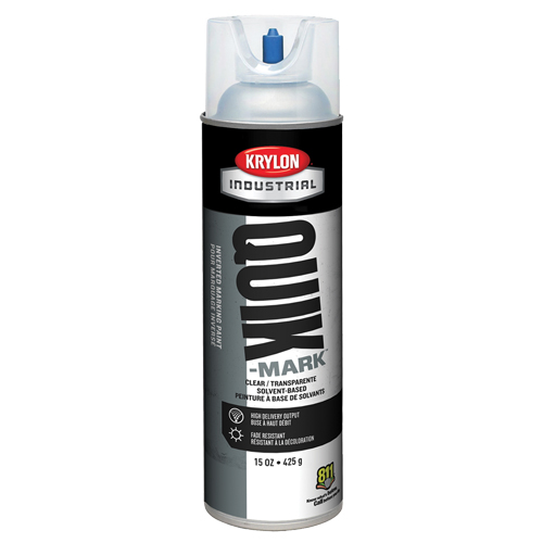 Peinture de marquage industrielle invers&eacute;e &agrave; base de solvant Quik-Mark, 15 oz, Canette a&eacute;rosol MAS Chibougamau