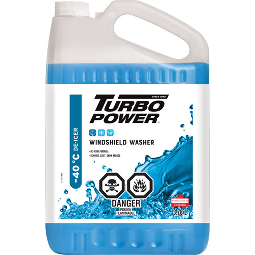 Turbo Power&reg; All-Season Windshield Washer Fluid, Jug, 3.78 L MAS Chibougamau