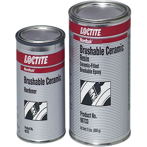 Nordbak Brushable Ceramic, 2 lbs., Kit, Grey MAS Chibougamau