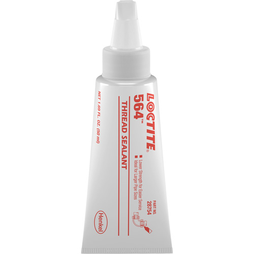 Produit d'&eacute;tanch&eacute;it&eacute; pour raccords filet&eacute;s 564, Tube, 50 ml, -53.9° C - 572° C/-65° F - 300° F MAS Chibougamau