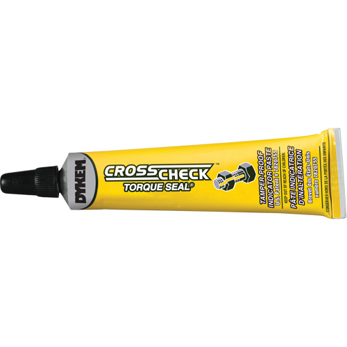 P&acirc;te indicatrice inviolable Cross-Check Torque Seal, 1 liq. oz., Tube, Jaune MAS Chibougamau