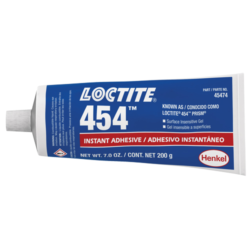 Gel de fixation insensible &agrave; la surface 454, Transparent, Tube, 200 g MAS Chibougamau
