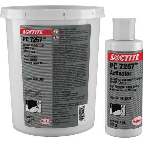 Fixmaster&reg; Magna-Crete&reg; Concrete Repair, Kit, Grey MAS Chibougamau