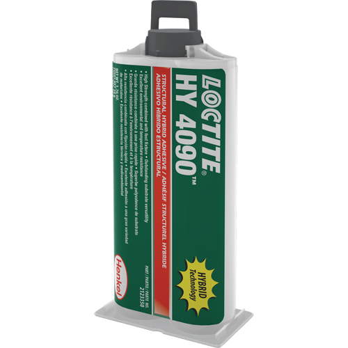 HY 4090 Structural Repair Hybrid Adhesive, Two-Part, Dual Cartridge, 50 g, Off-White MAS Chibougamau