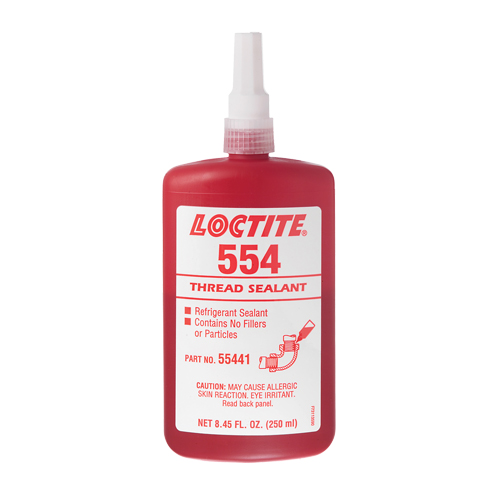 Produit d'&eacute;tanch&eacute;it&eacute; pour raccords filet&eacute;s 554, Bouteille, 10 ml, -53,89° C - 148,89° C/-65°F - 300°F MAS Chibougamau