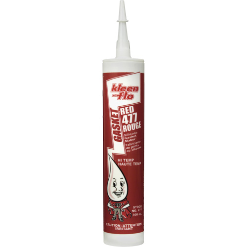 Compos&eacute; &agrave; joints de silicone haute temp&eacute;rature, Cartouche, Rouge MAS Chibougamau