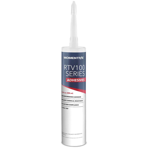 Momentive Silicone Sealant, Cartridge, Clear MAS Chibougamau