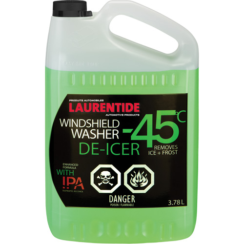 Laurentide Windshield Washer & De-Icer, Jug, 3.78 L MAS Chibougamau