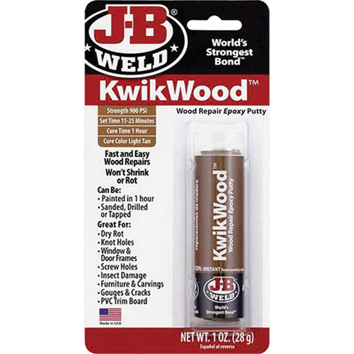 Colle &eacute;poxyde KwikWood, 2 oz, B&acirc;ton, Havane MAS Chibougamau