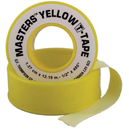 T-Tape, 260" L x 1/2" W, Yellow MAS Chibougamau