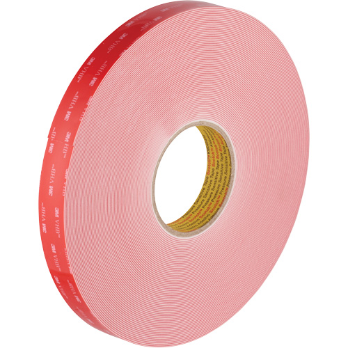 VHB Tape, 32.9 m (108') L x 1117.6 mm (44") W, 0.028 mm, Acrylic MAS Chibougamau
