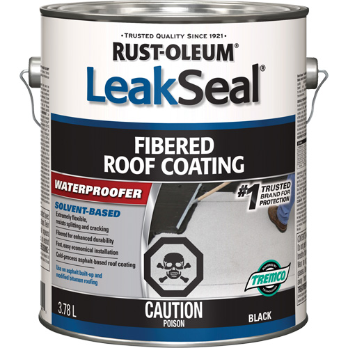 Rev&ecirc;tement de toiture &agrave; base de fibre LeakSeal MAS Chibougamau