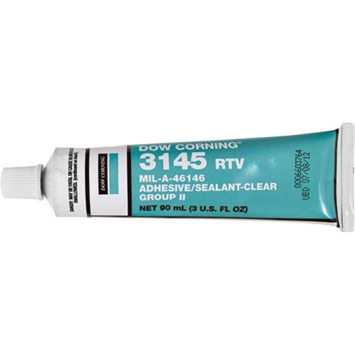 Dowsil RTV 3145 Silicone Adhesive Sealant MIL-A-46146, Tube, Clear MAS Chibougamau
