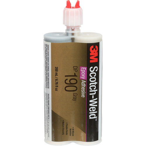 Adh&eacute;sif Scotch-Weld, 200 ml, Cartouche, Deux composants, Gris MAS Chibougamau