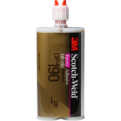 Adh&eacute;sif Scotch-Weld, 200 ml, Cartouche, Deux composants, Translucide MAS Chibougamau