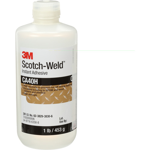 Colle instantan&eacute;e Scotch-Weld, Transparent, Bouteille, 1 lb MAS Chibougamau
