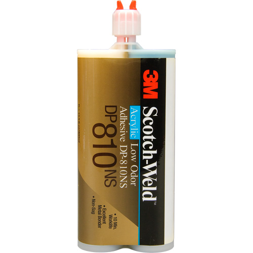 Adh&eacute;sif acrylique &agrave; faible odeur Scotch-Weld, Deux composants, Cartouche, 200 ml, Blanc cass&eacute; MAS Chibougamau