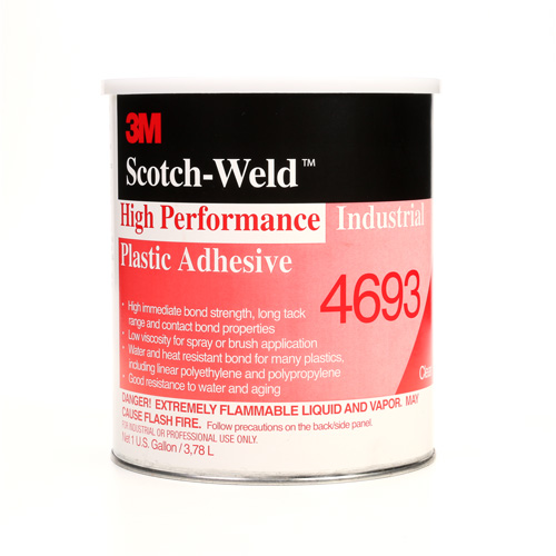 High-Performance Industrial Plastic Adhesive, 1 gal., Gallon, Yellow MAS Chibougamau