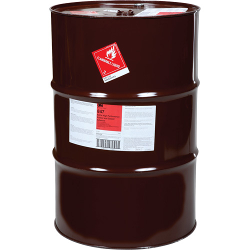 Scotch-Weld Nitrile High-Performance Rubber & Gasket Adhesive, Drum, Brown MAS Chibougamau