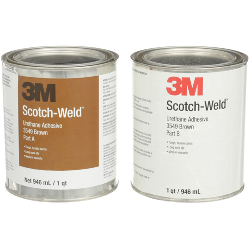 Adh&eacute;sif &agrave; base d'ur&eacute;thane 3549 Scotch-Weld, 64 oz liq., Canette, Brun MAS Chibougamau