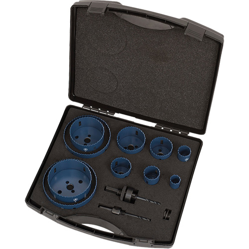Electrician's Master Holesaw Kit, 12 Pieces MAS Chibougamau