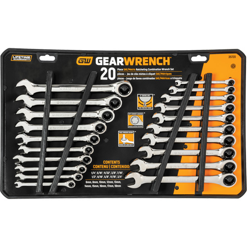 72-Tooth Combination Wrench Set MAS Chibougamau