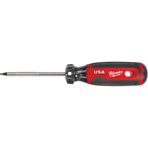 Square Screwdriver, #1 Tip, Round, 170 mm L, Cushion Grip Handle MAS Chibougamau
