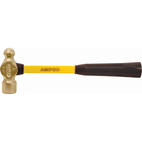 Ball Pein Hammer, 0.75 lbs. Head Weight, 14" L MAS Chibougamau