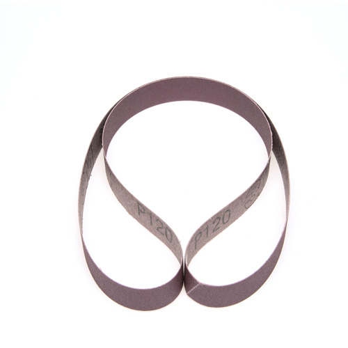 Courroie en textile 241D, 1" la x 42", Oxyde d'aluminium, Grain P120 MAS Chibougamau