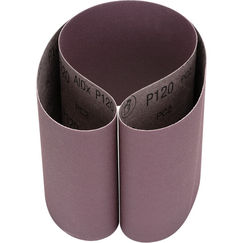 Cloth Belt 241D, 6" W x 48" L, Aluminum Oxide, P120 Grit MAS Chibougamau