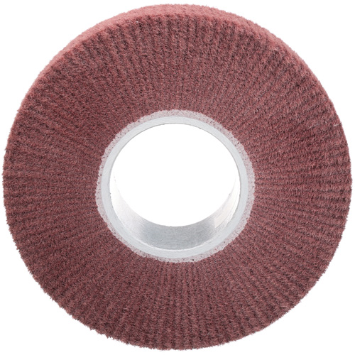 Brosse &agrave; lamelle de finition Scotch-Brite, Oxyde d'aluminium, Grain Fin, 8" x 2" x 3" MAS Chibougamau
