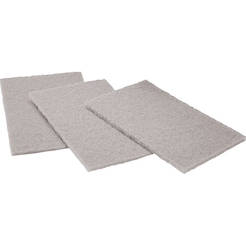 Tampons manuels Scotch-Brite, Carbure de silicium, 6" x 9", Grain Ultra fin MAS Chibougamau