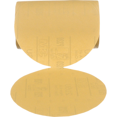 Stikit Gold Disc Roll, 6" Dia., P320 Grit, Aluminum Oxide MAS Chibougamau