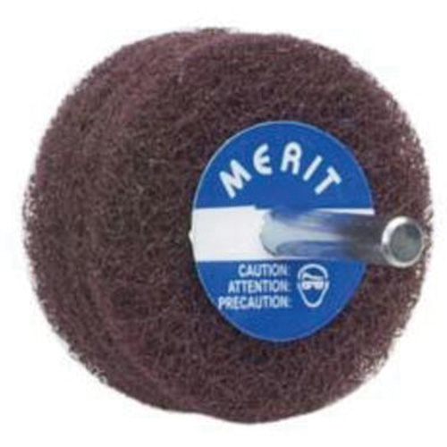 Disques non tiss&eacute;s Abrasotex, 3" dia. x 1" la, Arbre 1/4", Oxyde d'aluminium MAS Chibougamau