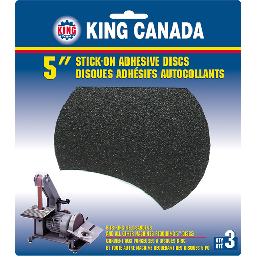 Disque de ponçage pour le bois, 5" dia., Grain 120 MAS Chibougamau