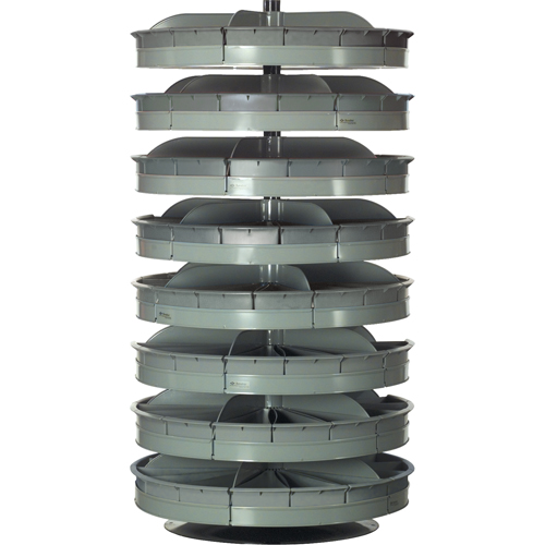Modules de stockage Rotabin, 500 lb Capacit&eacute; par niveau, 6 Niveau(x), 41" ha x 28" dia MAS Chibougamau