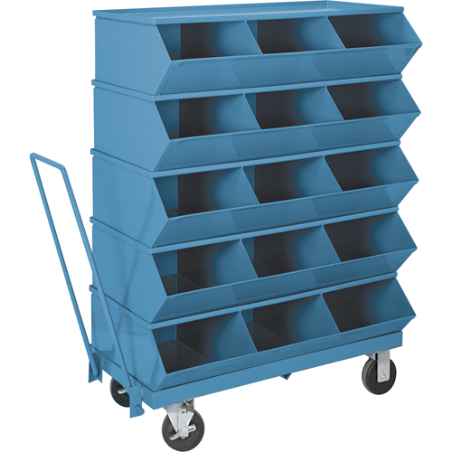 Bacs sectionnels superposables Stackbin - Chariots MAS Chibougamau