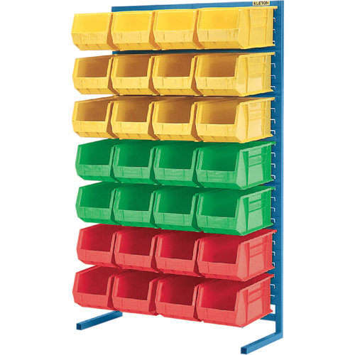Supports fixes pour contenants - &agrave; un cot&eacute; - Support seulement, 36" la x 12" p x 61" h MAS Chibougamau