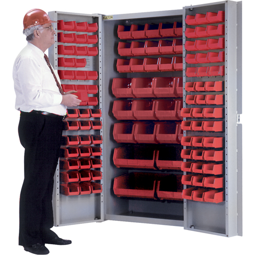 Deep-Door Combination Cabinet, 38" W x 24" D x 72" H, 36 Shelves MAS Chibougamau