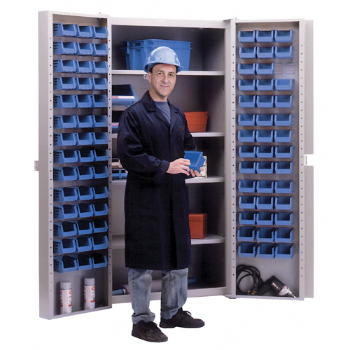 Deep-Door Combination Cabinet, 38" W x 24" D x 72" H, 4 Shelves MAS Chibougamau