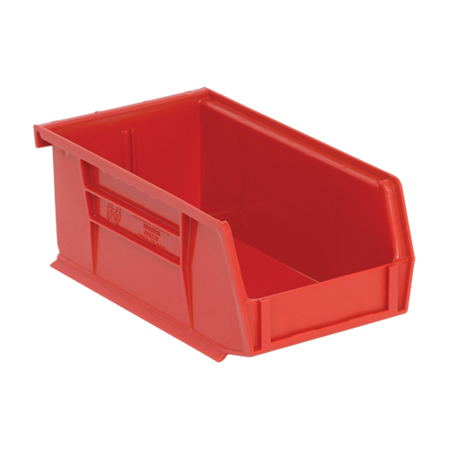 Bacs ultra empilable & suspendable, 4-1/8" la, 3" h x 7-3/8" p, Rouge MAS Chibougamau