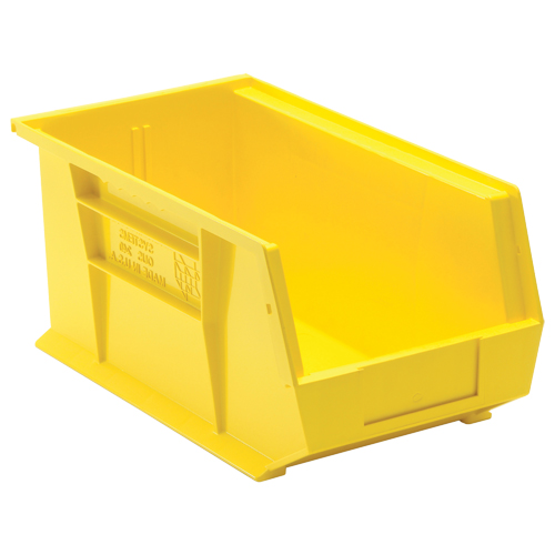 Ultra Stack & Hang Bin, 8-1/4" W x 7" H x 14-3/4" D, Yellow MAS Chibougamau