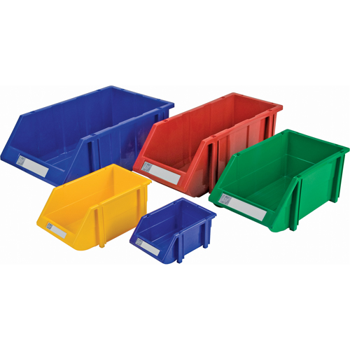 Stack & Hang Bin, 7-7/8" W x 7" H x 17-11/16" D, Red MAS Chibougamau