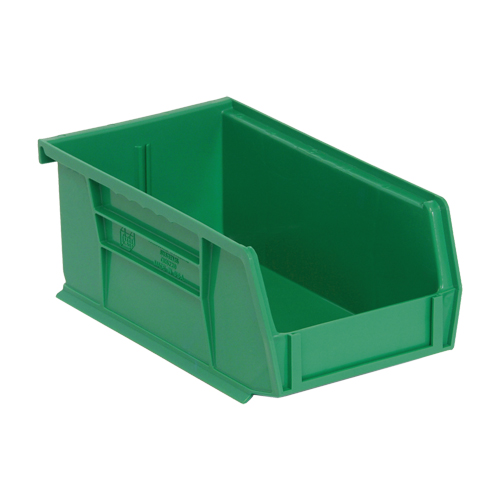 Bacs ultra empilable & suspendable, 4-1/8" la, 3" h x 7-3/8" p, Vert MAS Chibougamau